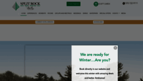 What Splitrockresort.com website looked like in 2023 (1 year ago)