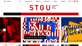 What Stgu.pl website looked like in 2023 (1 year ago)