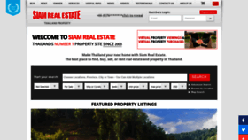What Siamrealestate.com website looked like in 2023 (1 year ago)