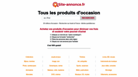 What Site-annonce.fr website looked like in 2023 (2 years ago)