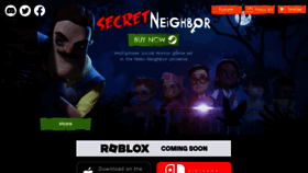 What Secretneighbor.com website looked like in 2023 (1 year ago)