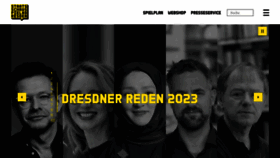 What Staatsschauspiel-dresden.de website looked like in 2023 (1 year ago)