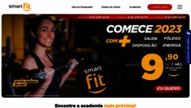 What Smartfit.com.br website looked like in 2023 (1 year ago)