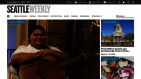 What Seattleweekly.com website looked like in 2023 (1 year ago)