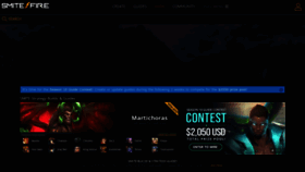 What Smitefire.com website looked like in 2023 (1 year ago)