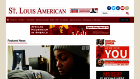 What Stlamerican.com website looked like in 2023 (1 year ago)
