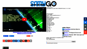 What Samygo.tv website looked like in 2023 (1 year ago)