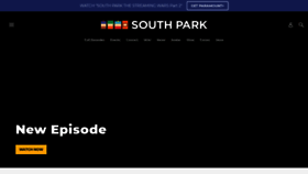 What Southparkstudios.com website looked like in 2023 (1 year ago)