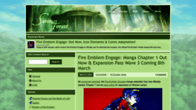 What Serenesforest.net website looked like in 2023 (3 years ago)