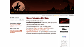 What Sinterklaasgedichten.com website looked like in 2023 (1 year ago)