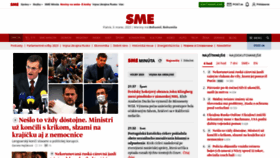 What Smedata.sk website looked like in 2023 (1 year ago)