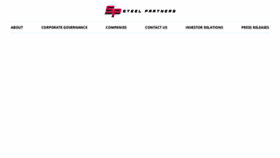 What Steelpartners.com website looked like in 2023 (1 year ago)