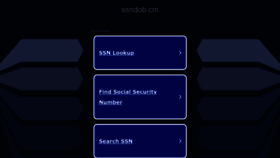 What Ssndob.cm website looked like in 2023 (1 year ago)