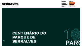 What Serralves.pt website looked like in 2023 (1 year ago)
