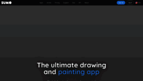 What Sumopaint.com website looked like in 2023 (1 year ago)