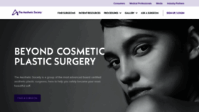 What Surgery.org website looked like in 2023 (1 year ago)