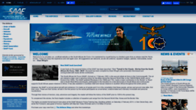 What Saairforce.co.za website looked like in 2023 (1 year ago)
