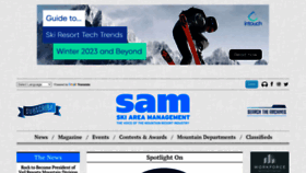 What Saminfo.com website looked like in 2023 (1 year ago)