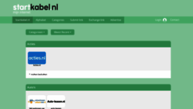 What Startkabel.nl website looked like in 2023 (1 year ago)