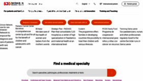 What Sjdhospitalbarcelona.org website looked like in 2023 (1 year ago)