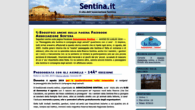 What Sentina.it website looked like in 2023 (1 year ago)