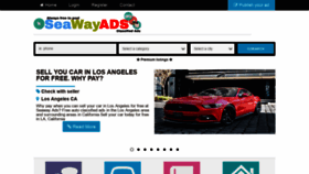 What Seawayads.com website looked like in 2023 (1 year ago)