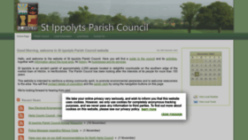 What Stippolyts-parishcouncil.org.uk website looked like in 2023 (1 year ago)