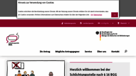 What Schlichtungsstelle-bgg.de website looked like in 2023 (1 year ago)