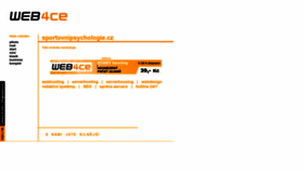 What Sportovnipsychologie.cz website looked like in 2023 (1 year ago)