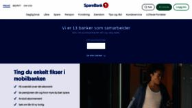 What Sparebank1.no website looked like in 2023 (1 year ago)