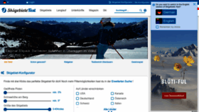 What Skigebiete-test.de website looked like in 2023 (1 year ago)