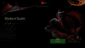 What Sticksnsushi.com website looked like in 2023 (1 year ago)