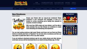 What Symbols-n-emoticons.com website looked like in 2023 (1 year ago)