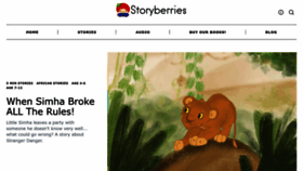 What Storyberries.com website looked like in 2023 (1 year ago)