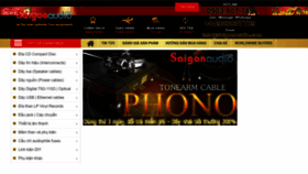 What Saigonaudio.com website looked like in 2023 (1 year ago)