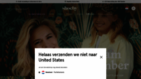 What Shoeby.nl website looked like in 2023 (1 year ago)