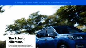 What Subaru.asia website looked like in 2023 (1 year ago)