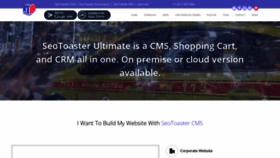 What Seotoaster.com website looked like in 2023 (1 year ago)