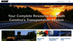 What Scdot.org website looked like in 2023 (1 year ago)