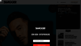 What Swaggermagazine.com website looked like in 2023 (1 year ago)