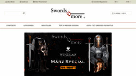 What Swords-and-more.com website looked like in 2023 (1 year ago)
