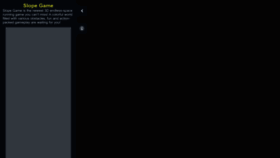 What Slope-game.io website looked like in 2023 (2 years ago)