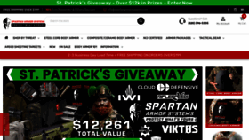 What Spartanarmorsystems.com website looked like in 2023 (1 year ago)