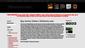What Sgammo.com website looked like in 2023 (1 year ago)