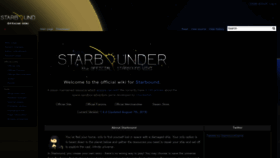 What Starbounder.org website looked like in 2023 (1 year ago)