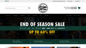 What Sortedsurfshop.co.uk website looked like in 2023 (1 year ago)