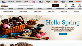 What Simplychocolate.com website looked like in 2023 (1 year ago)