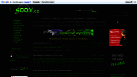 What Soom.cz website looked like in 2023 (1 year ago)