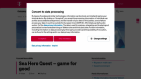 What Seaheroquest.com website looked like in 2023 (1 year ago)