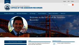 What Sfassessor.org website looked like in 2023 (1 year ago)